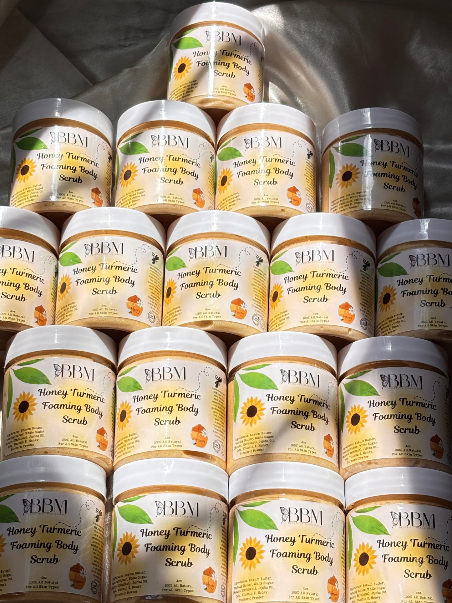 Honey Turmeric Foaming Body/Face Scrub