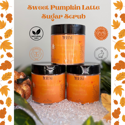 Sweet Pumpkin Latte Foaming Sugar Scrub