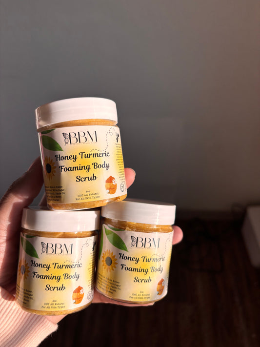 Honey Turmeric Foaming Body/Face Scrub