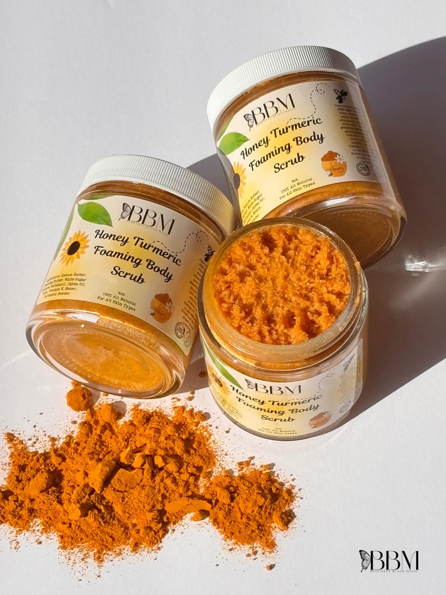 Honey Turmeric Foaming Body/Face Scrub