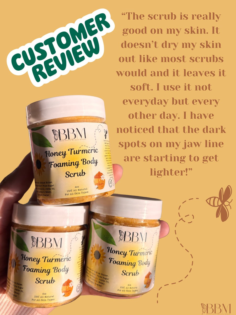 Honey Turmeric Foaming Body/Face Scrub